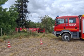 Tragiczny wypadek awionetki w Krzycku Wielkim