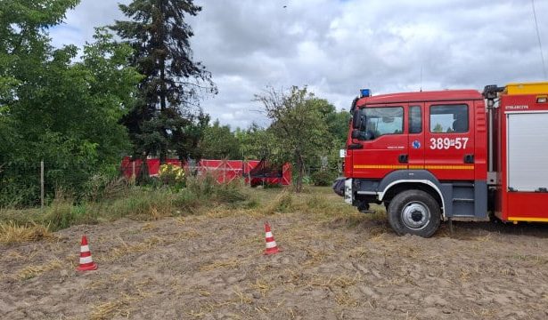 Tragiczny wypadek awionetki w Krzycku Wielkim