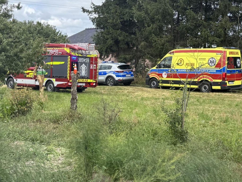 Tragiczny wypadek awionetki w Krzycku Wielkim