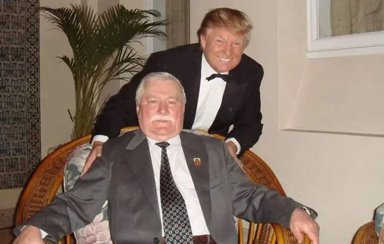 Lech Wałęsa poleciał do USA, by dorobić do emerytury