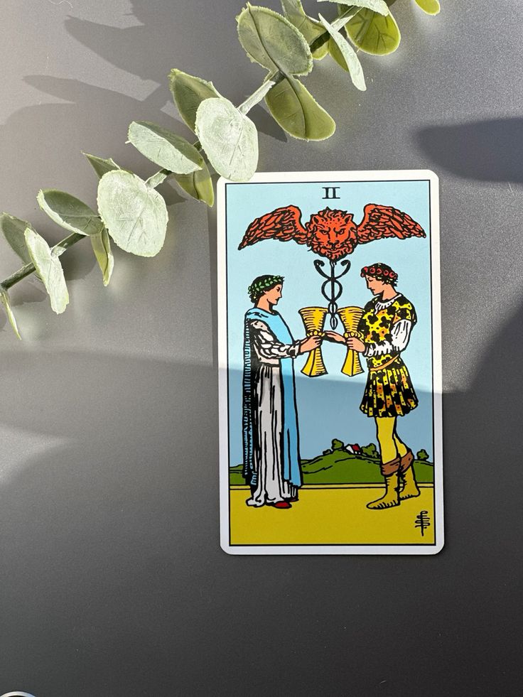 Dwójka Kielichów Tarot: znaczenie i połączenia kart