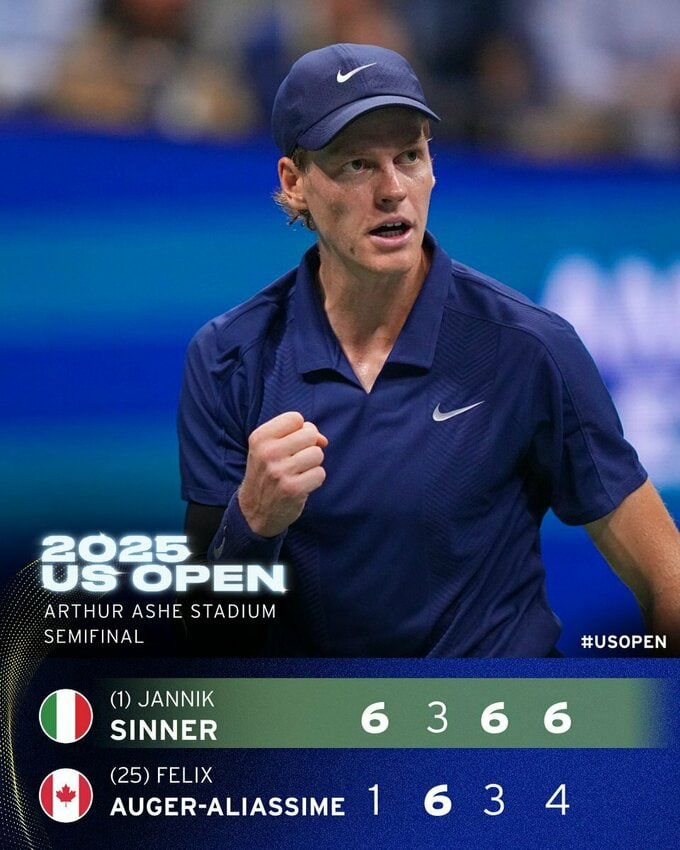 Bitwa wielkich w finale US Open25? Sinner kontra Alcaraz