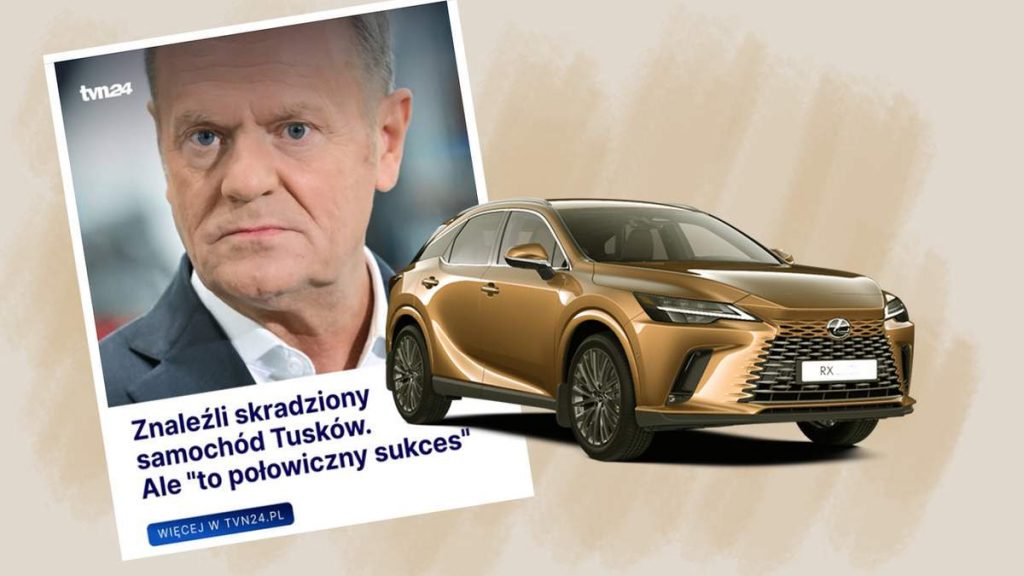 Zatrzymano złodzieja auta rodziny Tuska