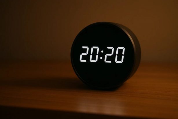 Co oznacza liczba 20:20 na zegarze