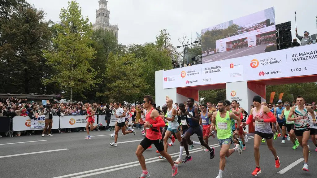 Warszawski maraton 2025: zwycięzcy na mecie