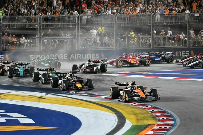 McLaren i George Russell: Formuła 1 w Singapurze 2025