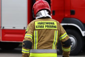 Pożar w hali produkcyjnej w Kalej